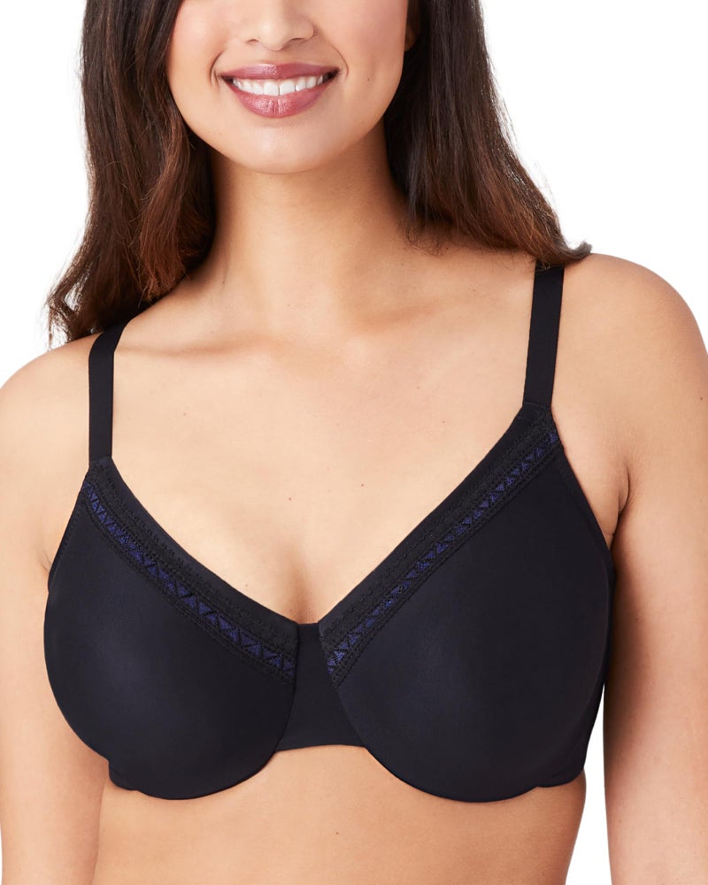 Wacoal Women's Plus Size Perfect Primer Underwire Bra, Black, 36I - Image 1